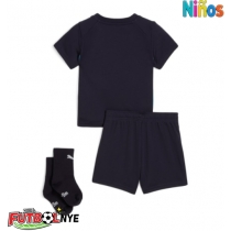 Camiseta Olympique de Marseille Visitante Equipación para niños 2025-26 manga corta (+ pantalones cortos)